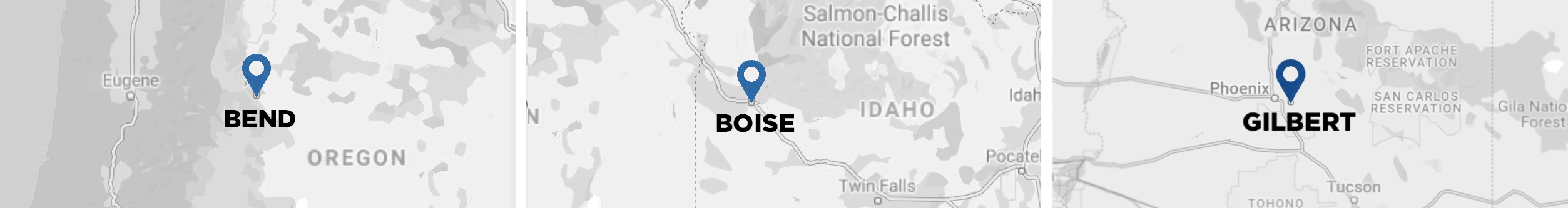 Boise Bend Gilbert Map